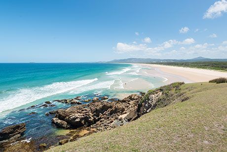 Coffs Creek Beach view